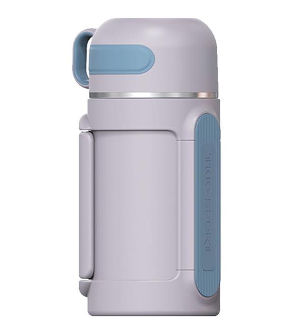 Vagonlife Tkk T2011 1000ml Askılı Bardaklı Mor Çelik Matara