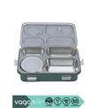 Vagonlife BL50433-1 850ml 4 Bölmeli Yeşil Çelik Saklama Kabı_1)