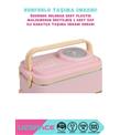 Vagonlife 8023 1200ml 2 Katlı 4 Bölmeli Pembe Çelik Saklama Kabı_4)