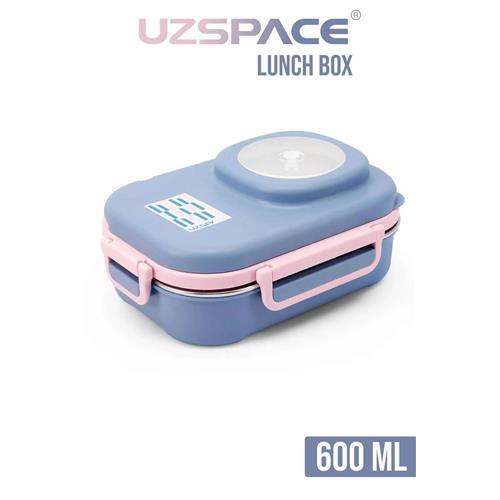 Vagonlife 8021 600ml 3 Bölmeli Gri Çelik Saklama Kabı Okula Dönüş Kampanyası Saklama Kapları