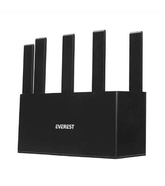 Everest EWR-X3000-V1 AX3000Mbps DualBand 5-6dBi Anten WISP+AP+Repeater Destekli Kablosuz Wifi Router