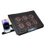 Rampage Blizzard R7 RGB Işıklı 6 Fanlı LCD Ekranlı 2 Usb Soketli 13-15.6 Notebook Soğutucu Stand