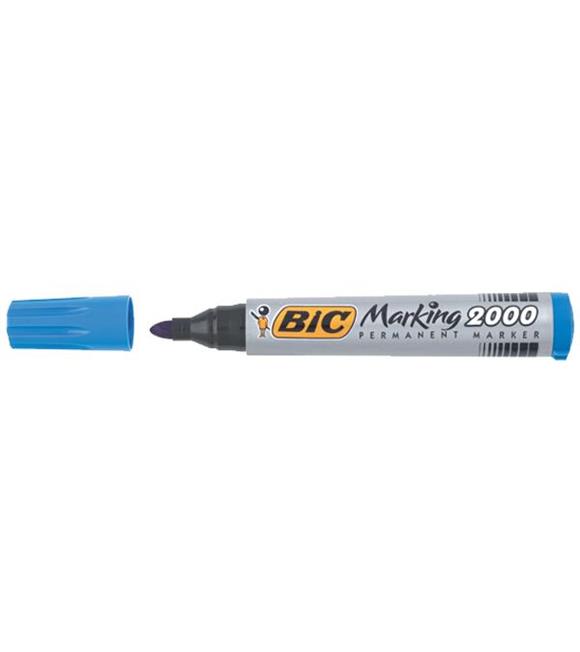 Bic Markör Permanent 1.7 MM Yuvarlak Uçlu Mavi 2000 06