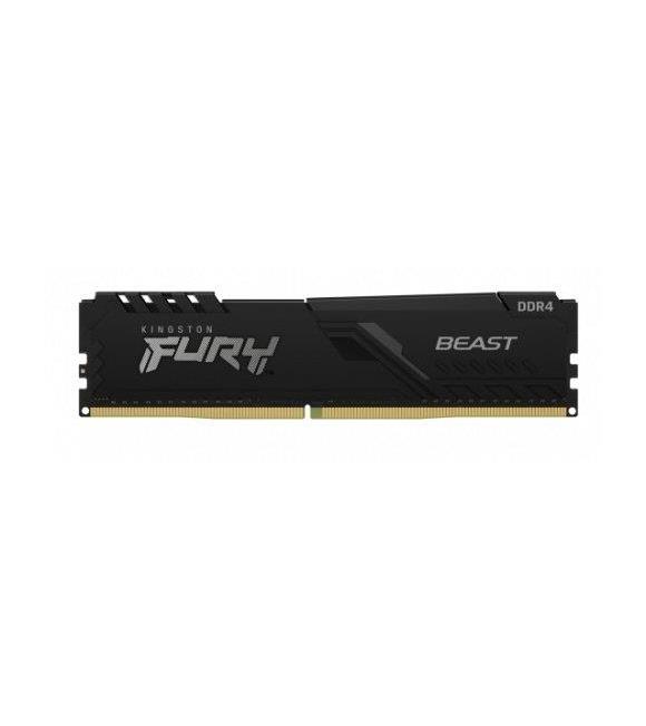 Kingston Fury Beast 8GB (1x8GB) DDR4 3200MHz CL16 KF432C16BB-8 Siyah Gaming Ram (Bellek)