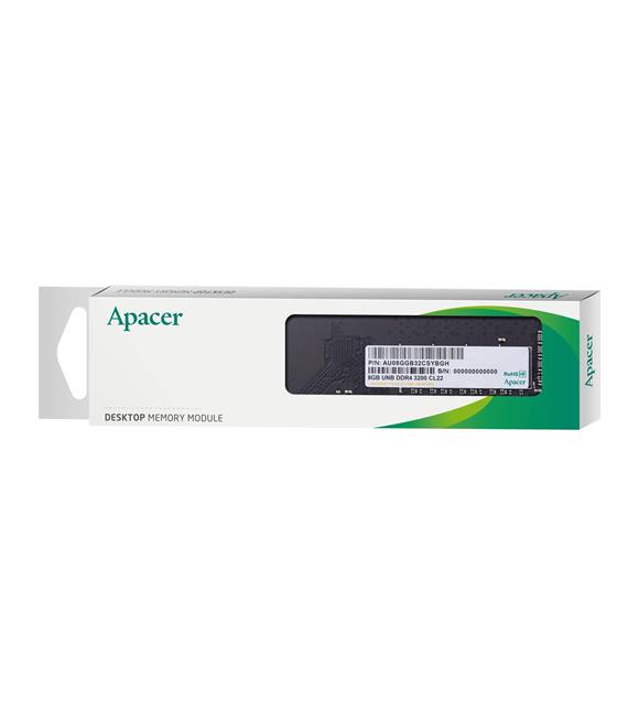 Apacer 8 GB (1x8GB) 3200Mhz CL22 DDR4 Ram (AU08GGB32CSYBGH) Pc Bellek