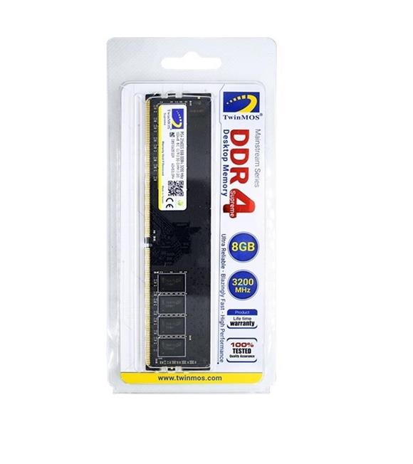 TwinMOS 8GB DDR4 3200MHz CL22 1.2V (MDD48GB3200D) Desktop Pc Ram Bellekler(RAM)