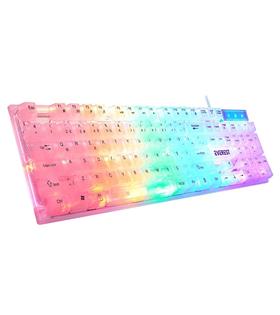 Everest KB-24 Beyaz Rainbow Q Membrane Oyuncu Klavyesi