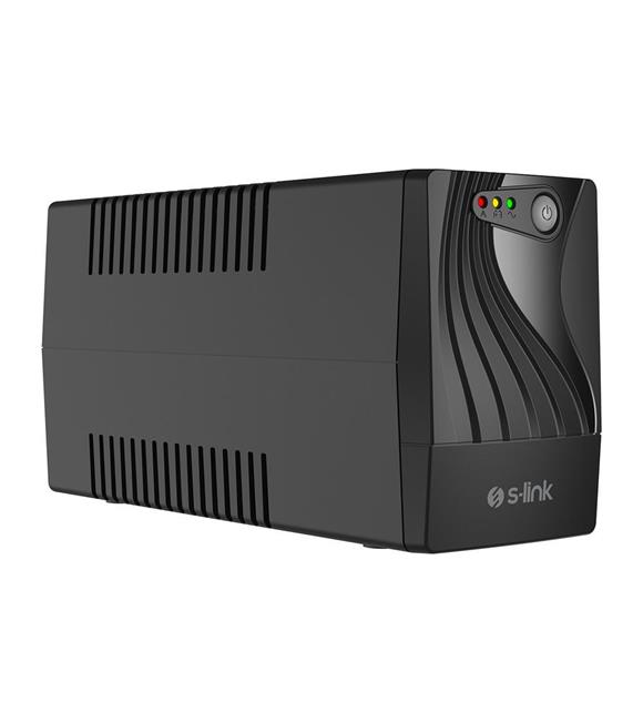 S-link MIGHT U80 800VA UPS 12V9Ah-1 480W Siyah Line-Interactive Kesintisiz UPS Güç Kaynağı