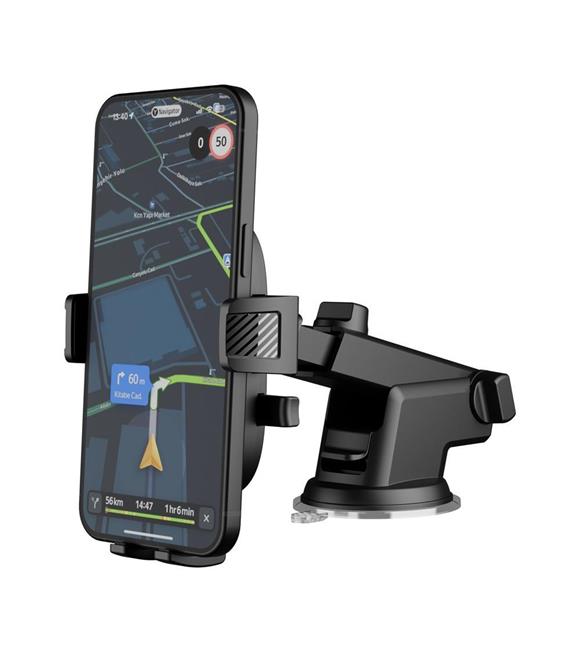 Addison ADS-144 Universal Ayarlanabilir Siyah Araç Telefon Tutucu