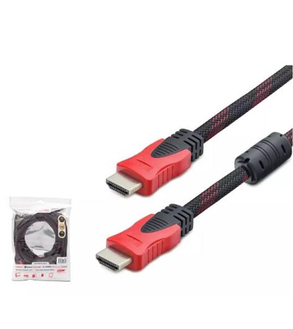 Hadron Hdx2022 15M Hdmi Kablo Örgülü Siyah