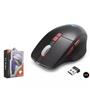 Hadron G390 Kablosuz Oyuncu Mouse Type-C Port Şarjlı + Led gösterim Rgb 1600Dpi Sessiz Siyah