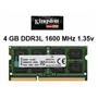 Kıngston 4-1600 Mhz 1,35V Cl 11 Kvr16Ls11-4 Kutusuz Notebook Ram