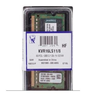 Kıngston 8Gb Ddr3L 1600Mhz Cl11 1.35V Kvr16Ls11-8WP  (Pc3-12800) Notebook Ram