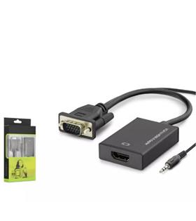 Hadron Hdx7794 Vga To Hdmi F Çevirici + Audio 1080P Siyah