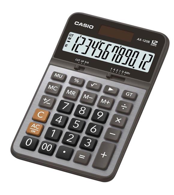 Casio AX-120B 12 Hane Masa Üstü Hesap Makinesi