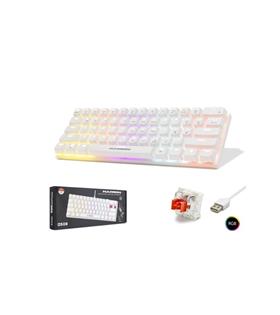 Hadron G508R Kablolu Oyuncu Mini Klavye Mekanik Red Switch Rgb Q Beyaz