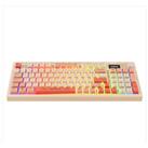 Everest KB-85 SILENT PRO Kablosuz Bej-Pembe-Turuncu SESSİZ RGB Wireless 2.4Ghz  Q Oyuncu Klavyesi