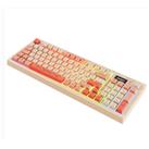 Everest KB-85 SILENT PRO Kablosuz Bej-Pembe-Turuncu SESSİZ RGB Wireless 2.4Ghz  Q Oyuncu Klavyesi_1