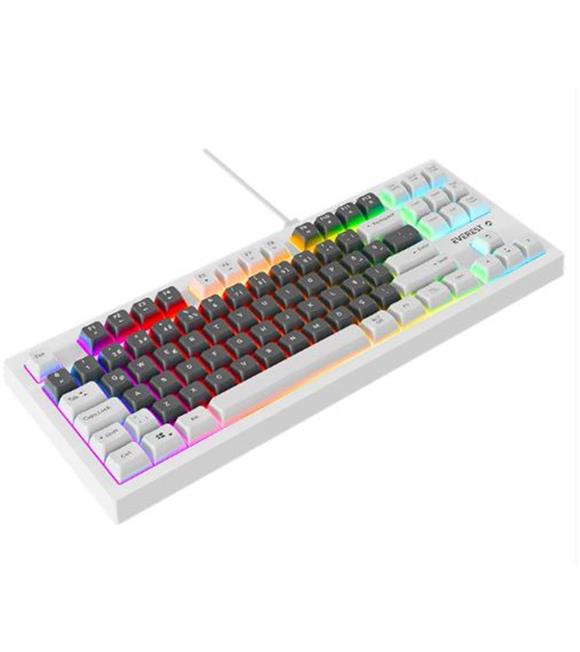 Everest KB-98 SILENT TKL Gri Mavi-Beyaz Rainbow Q Membrane Klavye