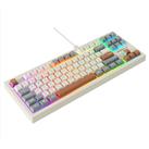 Everest KB-98 SILENT TKL Gri-Gri Mavi-Kahve Rainbow Q Membrane Klavye_1