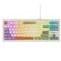 Everest KB-98 SILENT TKL Gri-Gri Mavi-Kahve Rainbow Q Membrane Klavye