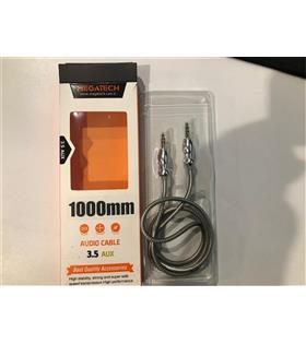 Elba Elb23 1Mt Aux Stereo To Stereo Örgülü Kablo Siyah