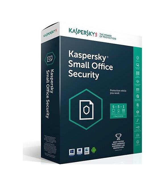 Kaspersky Small Office Security 5Pc+5Md+1Fs 3 Yıl Box