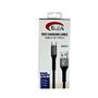 Elba Elb120-3 120w   USBC Type-c To Usb 1Mt Siyah Örgülü  Şarj Kablosu ( Data Veri )