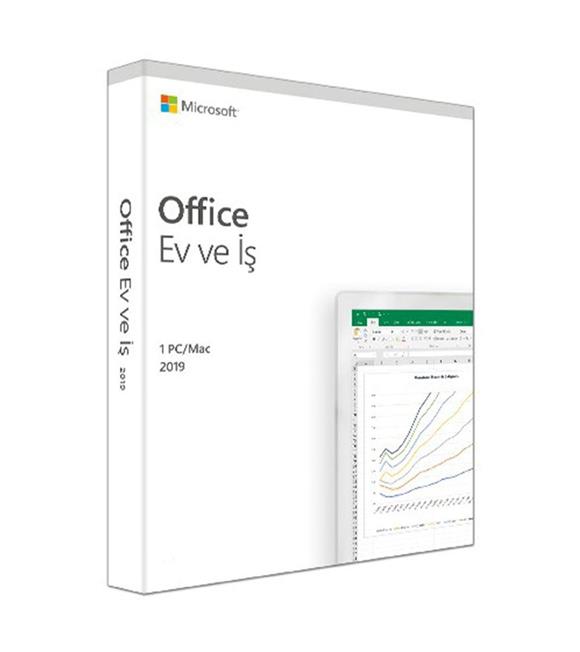 Microsoft Office 2019 Ev ve Ofis Türkçe Lisans Kutu T5D-03258 Ofis Yazılımı