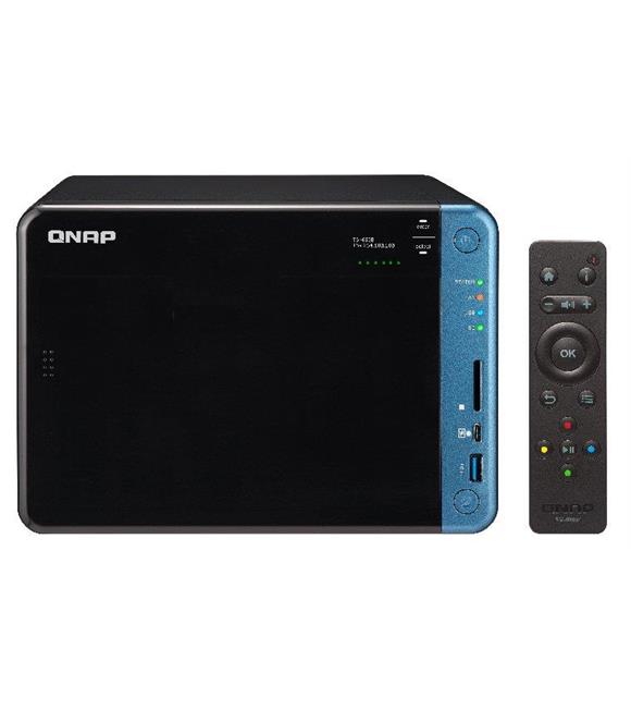 Qnap TS-653B 6 x 3.5”or 2.5”SATA 6Gb-s, SATA 3Gb-s Ethernet Lan Tower Siyah Nas 6 Yuva