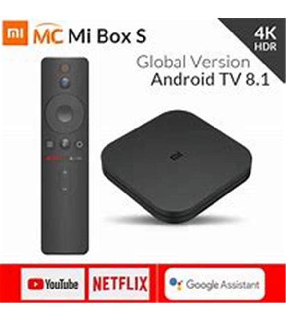 Xiaomi Mi Box S 4K Android TV Box Media Player HDR - Dolby DTS