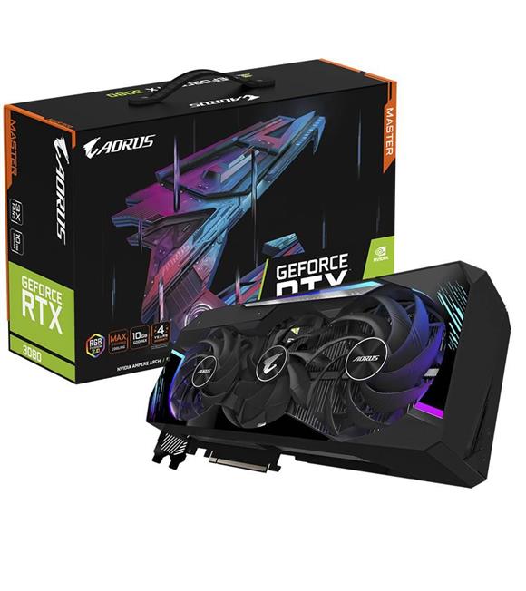 Gigabyte GV-N3080AORUS M-10GD GeForce RTX3080 AORUS MASTER 10GB GDDR6X 320 Bit Ekran Kartı