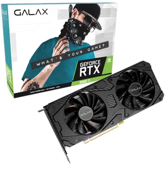 Galax GeForce RTX3060Ti (1-Click OC) LHR 8GB GDDR6 256-bit DP-3 Hdmii Ekran Kartı (36ISL6MD1VQW)