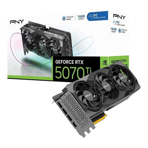 PNY GeForce RTX5070Ti VCG5070T16TFXPB1-O 16GB GDDR7 OC 256Bit HDMI DisplayPort Ekran Kartı Kategorilere Göre İndirimler Ve Fırsat Ürünleri